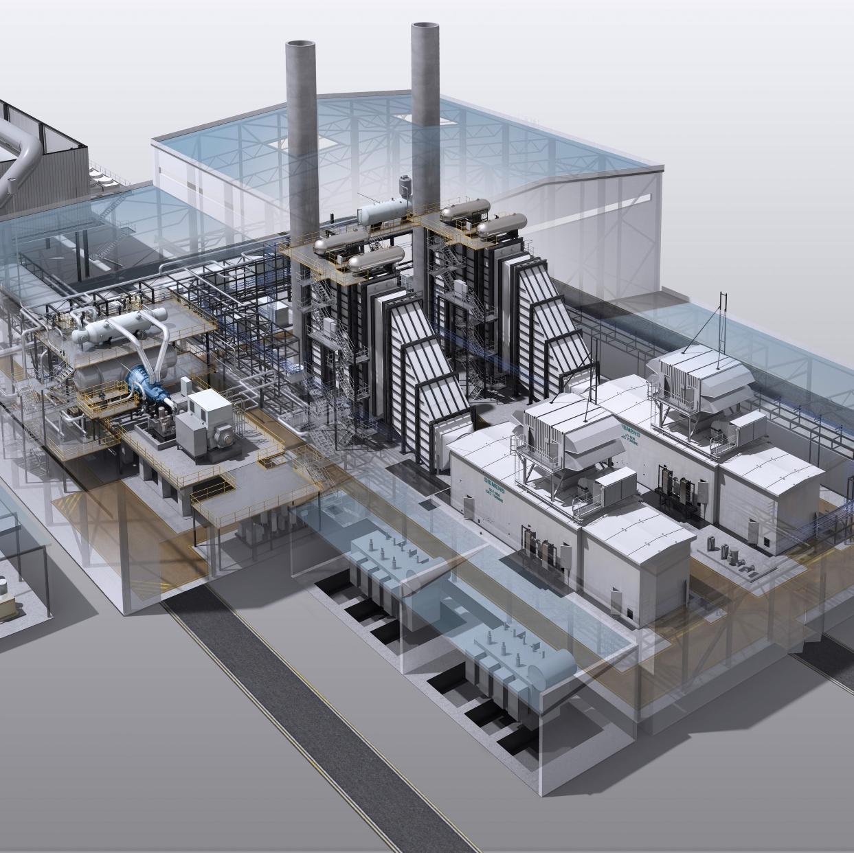 Combined gas steam plant фото 20